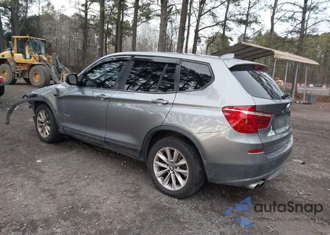 2014 BMW X3 xDrive28I z USA, uszkodzony, nr VIN 5UXWX9C5XE0D36538